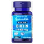 Biotin Puritans pride 10000 mcg 100 rapid release softgels 1