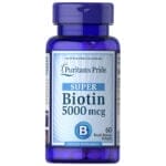 Biotin Puritans pride 5000 mcg 60 rapid release capsules 1