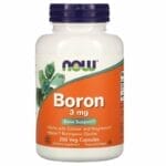 بورون ناو فودز 3 مجم 250 كبسولة Boron Now foods 3 mg 250 capsules l