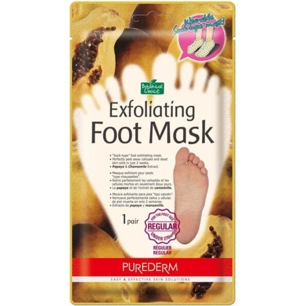 Exfoliating Foot Mask Purederma 1 pair 1