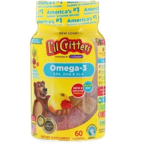 Lil critters omega 3 Vitafusion 60 gummies 1