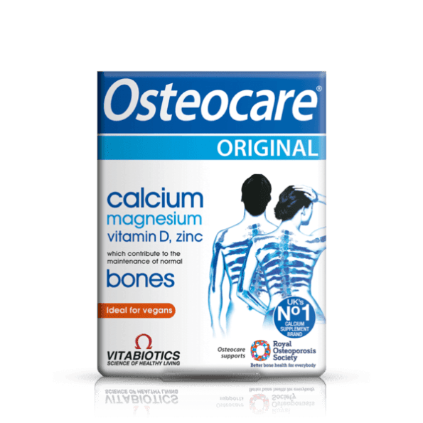 عبوة أوستيوكير الأصلية – Osteocare Original Calcium Magnesium Vitamin D Zinc – مكمل غذائي لدعم صحة العظام والأسنان.