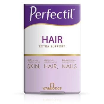 برفكتيل بلس هير للشعر 60 قرص | Perfectil Hair Extra Support for Skin, Hair, and Nails 120 Coated Tablets