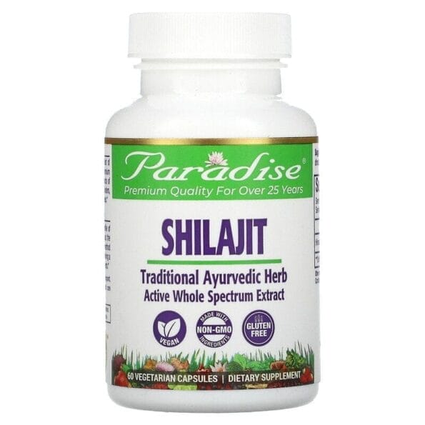 Shilajit Paradiseherbs 250 mg 60 capsules 1