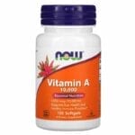 Vitamin A Now foods 10000 IU 100 softgels 1