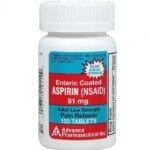 Aspirin Advanced pharmaceutical 81 mg 120 tablet 1