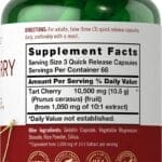 Tart cherry Carlyle 10500 mg 200 quick release capsules 1