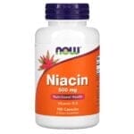 Niacin Now Foods 500 mg 100 Capsules 1