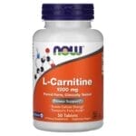 L-Carnitine Now Foods 1000 mg 50 tablets 1