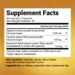 Turmeric Curcumin Dr. Berg 1350 mg 60 Capsules 1