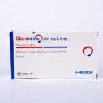 Glucovance Merck 500 mg 2.5 mg 30 tablets 1