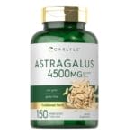 Astragalus Carlyle 4500 mg 150 Capsules - مكمل غذائي طبيعي من استراغالوس لدعم المناعة والصحة العامة. يحتوي على 4500 ملجم من جذر استراغالوس في كل كبسولة، مع 150 كبسولة في العبوة.